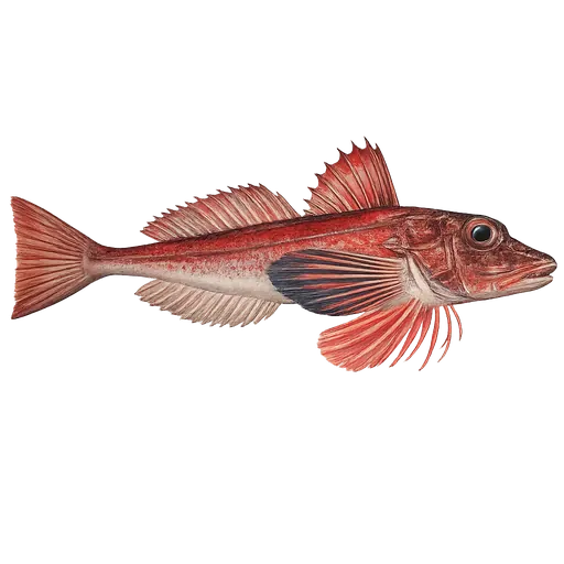 Rødknurr (Chelidonichthys lucerna)